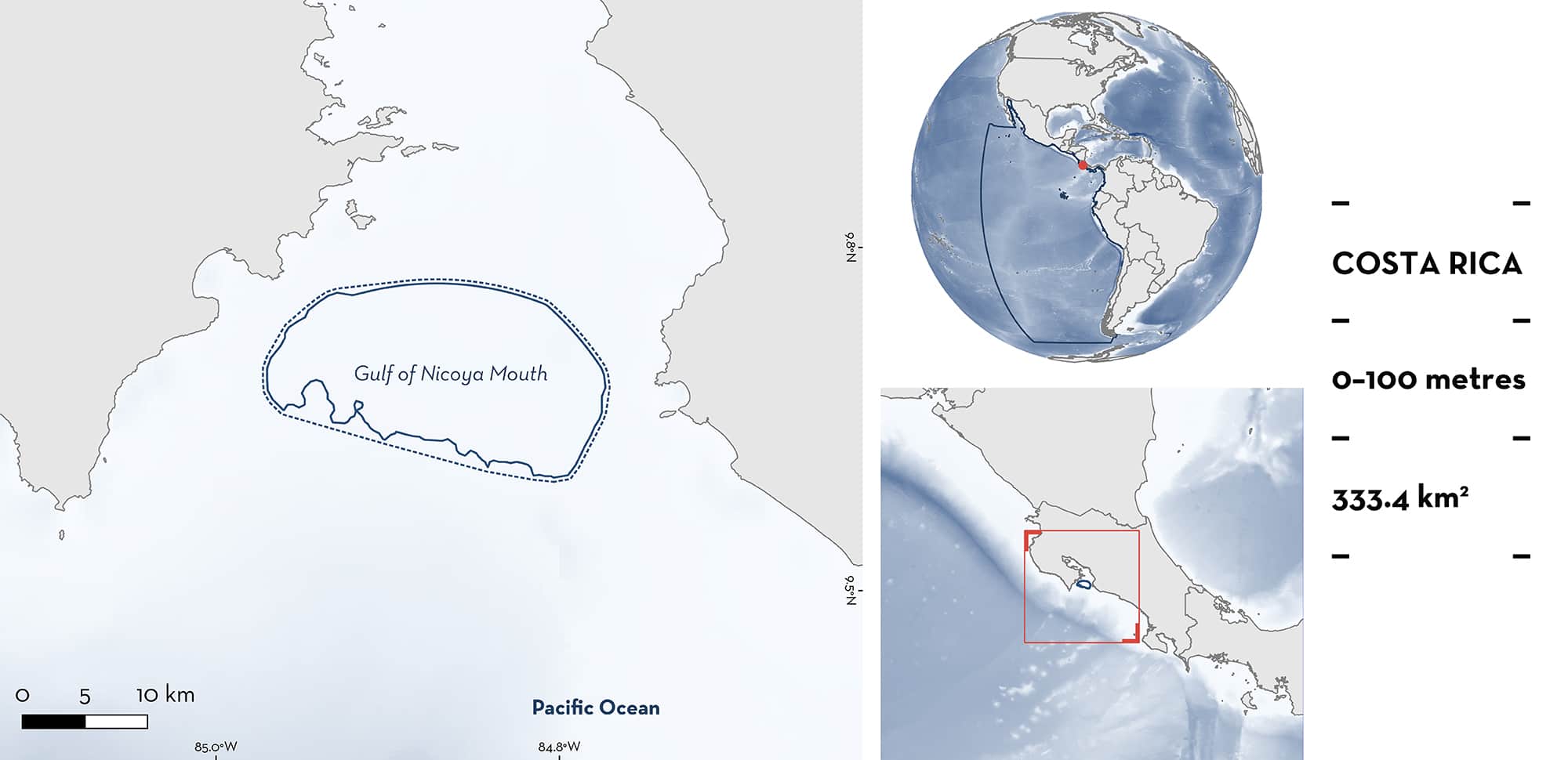 Gulf of Nicoya Mouth ISRA map