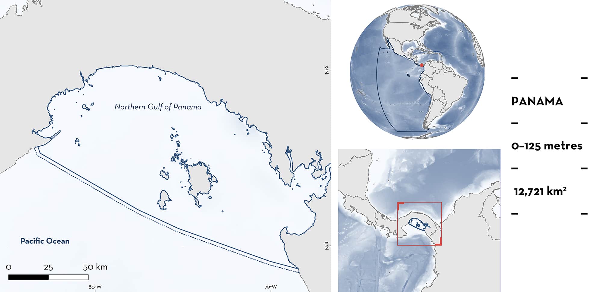 Northern Gulf of Panama ISRA map