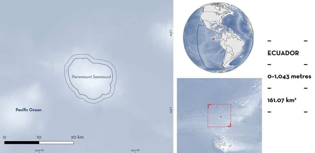 Paramount Seamount ISRA - Important Shark Ray Areas