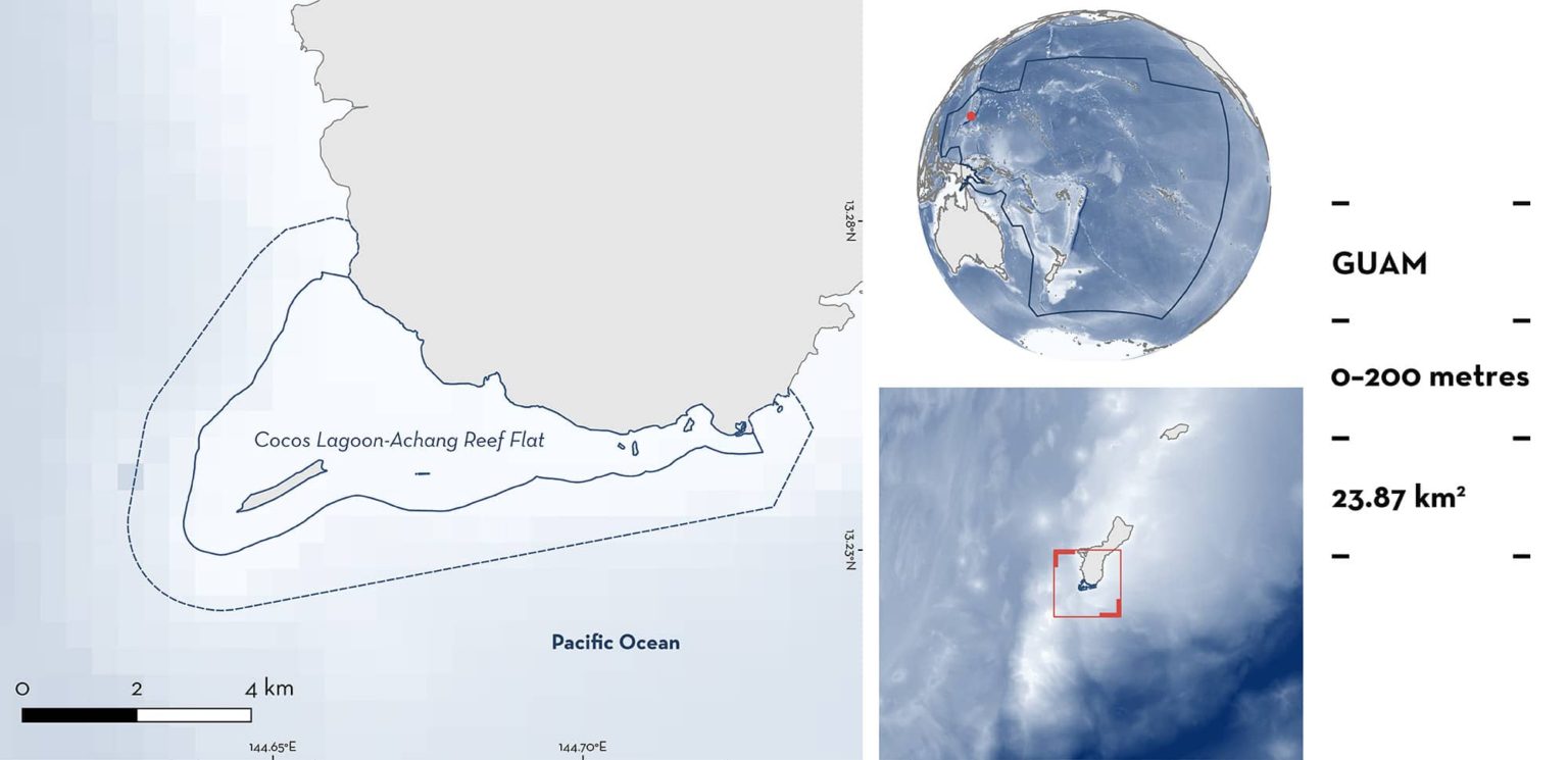 Cocos-Lagoon-Achang-Reef-Flat - Important Shark Ray Areas