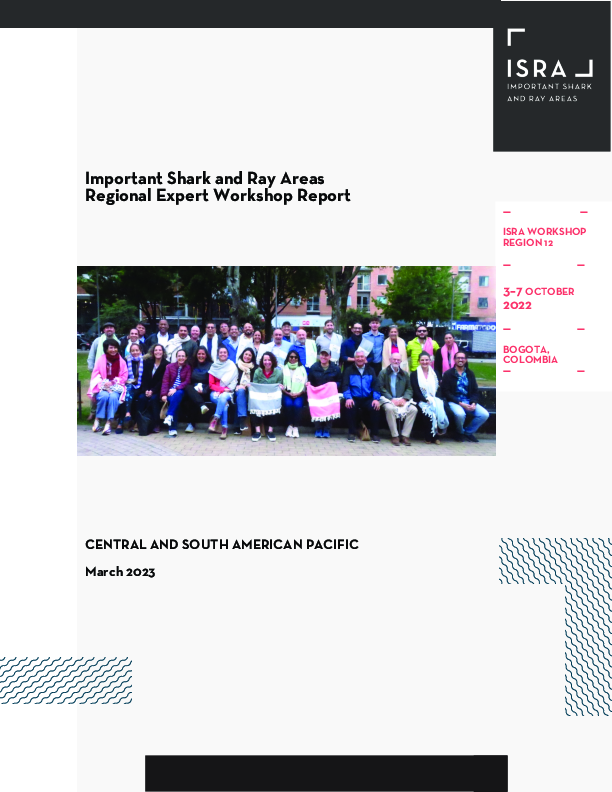 ISRA Regional Expert Workshop Report - Region 12 - Central and South American Pacific